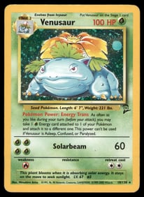 Venusaur Base Set 2 #018/130 Holo Pokemon Card
