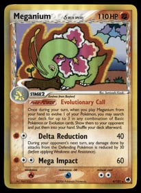 Meganium (Delta Species) Dragon Frontiers #4/101 Holo Pokemon Card