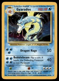 Gyarados Base Set #006/102 Holo Pokemon Card