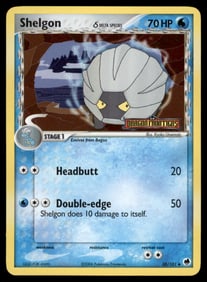 Shelgon (Delta Species) Stamped Dragon Frontiers #38/101 Holo Pokemon Card