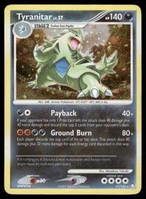 Tyranitar Mysterious Treasures #17/123 Holo Pokemon Card