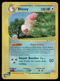Blissey Aquapolis #006/147 Holo Pokemon Card
