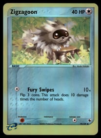 Zigzagoon Ruby and Sapphire #79/109 Holo Pokemon Card