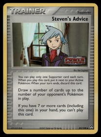 Steven's Advice Stamped Hidden Legends #92/101 Holo Pokemon Card