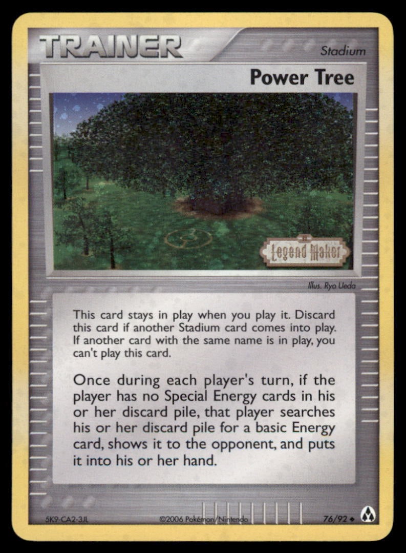 Power Tree Stamped Legend Maker #76/92 Holo Pokemon Card: We offer combined shipping on multiple items. Buyers may also arrange their own shipping. LiveShipping is a separate and independent option for shipping that is NOT a part of the auction house or thei