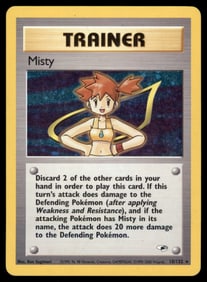 Misty (18) Gym Heroes #018/132 Holo Pokemon Card