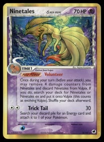 Ninetales (Delta Species) Dragon Frontiers #8/101 Holo Pokemon Card