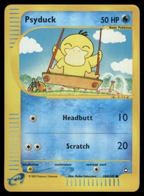 Psyduck Aquapolis #104/147 Holo Pokemon Card