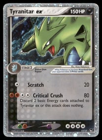 Tyranitar ex (Holo) POP Series 1 #017/017 Holo Pokemon Card