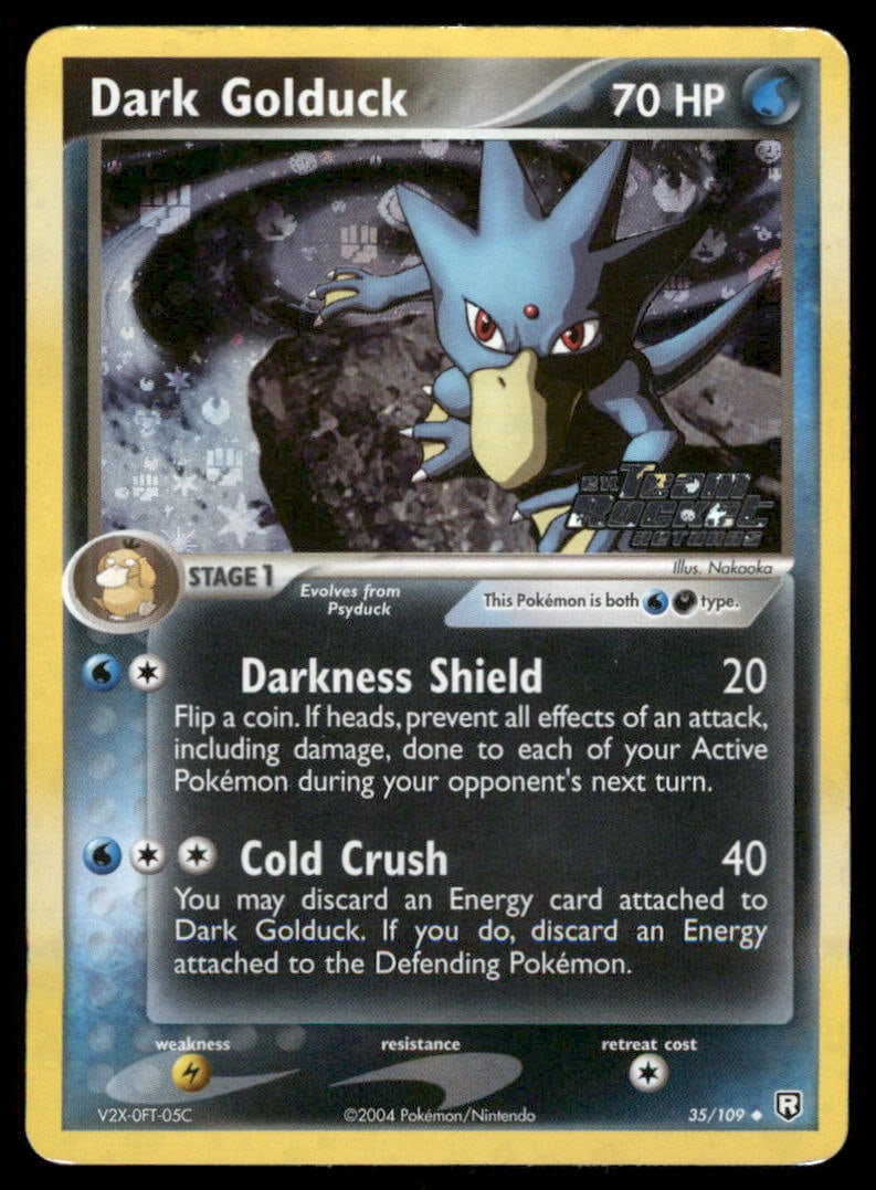 Dark Golduck Stamped Team Rocket Returns #35/109 Holo Pokemon Card: We offer combined shipping on multiple items. Buyers may also arrange their own shipping. LiveShipping is a separate and independent option for shipping that is NOT a part of the auction house or thei