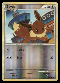 Eevee (47) Undaunted #47/90 Holo Pokemon Card