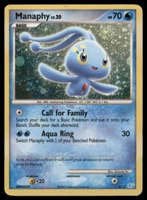 Manaphy DP Trainer Kit: Manaphy & Lucario #4/12 Holo Pokemon Card