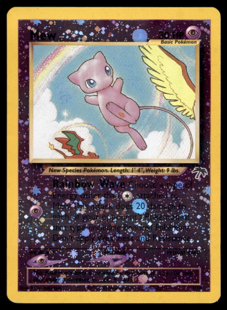 mew pokemon card first edition Mew 1 18 (Graded) Case main image 1