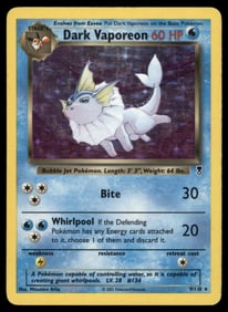 Dark Vaporeon Legendary Collection #009/110 Holo Pokemon Card