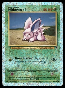 Nidoran M Legendary Collection #083/110 Holo Pokemon Card