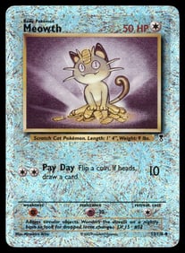 Meowth Legendary Collection #053/110 Holo Pokemon Card