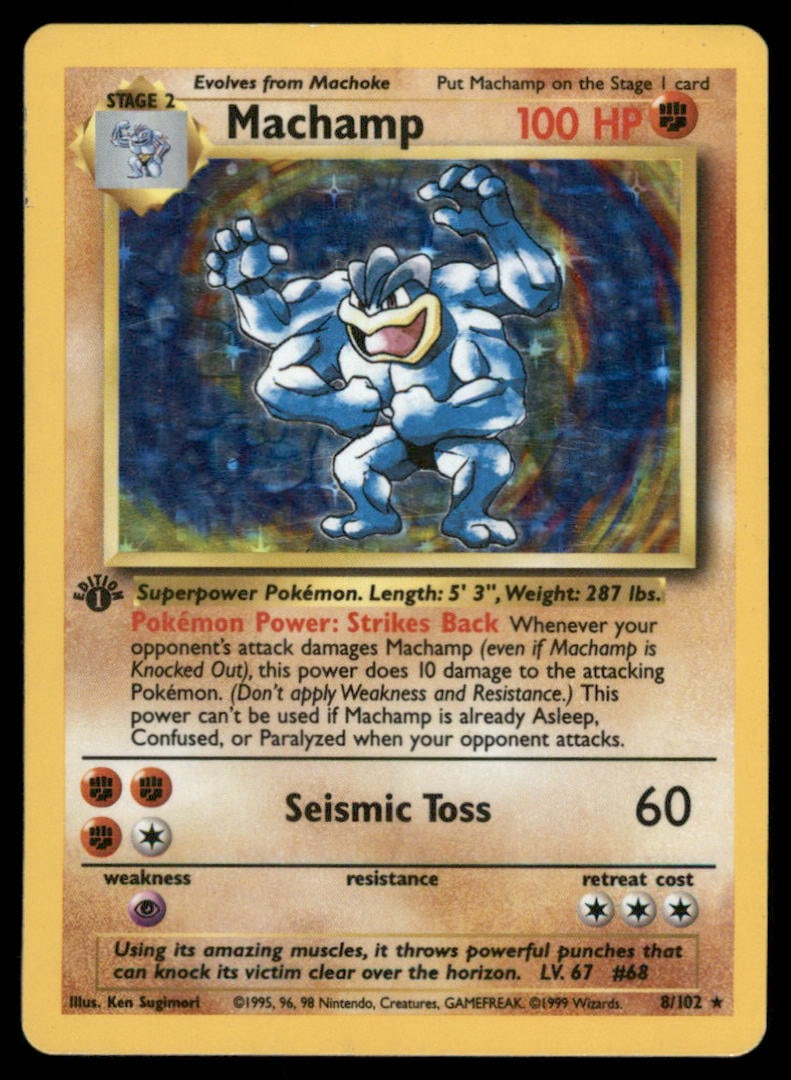 Machamp Deck Exclusives #008/102 Holo Pokemon Card: We offer combined shipping on multiple items. Buyers may also arrange their own shipping. LiveShipping is a separate and independent option for shipping that is NOT a part of the auction house or thei