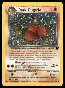 Dark Dugtrio Italian Team Rocket #06/82 Holo Pokemon Card