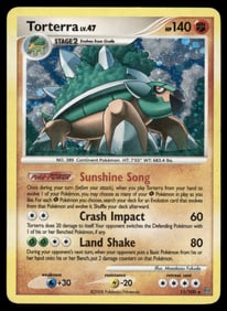 Torterra Stormfront #11/100 Holo Pokemon Card