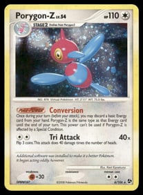 Porygon-Z Great Encounters #6/106 Holo Pokemon Card