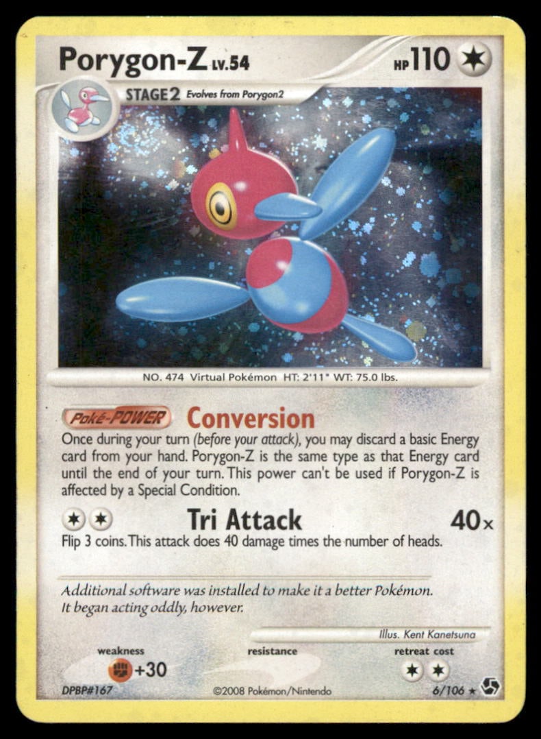 Porygon-Z Great Encounters #6/106 Holo Pokemon Card: We offer combined shipping on multiple items. Buyers may also arrange their own shipping. LiveShipping is a separate and independent option for shipping that is NOT a part of the auction house or thei