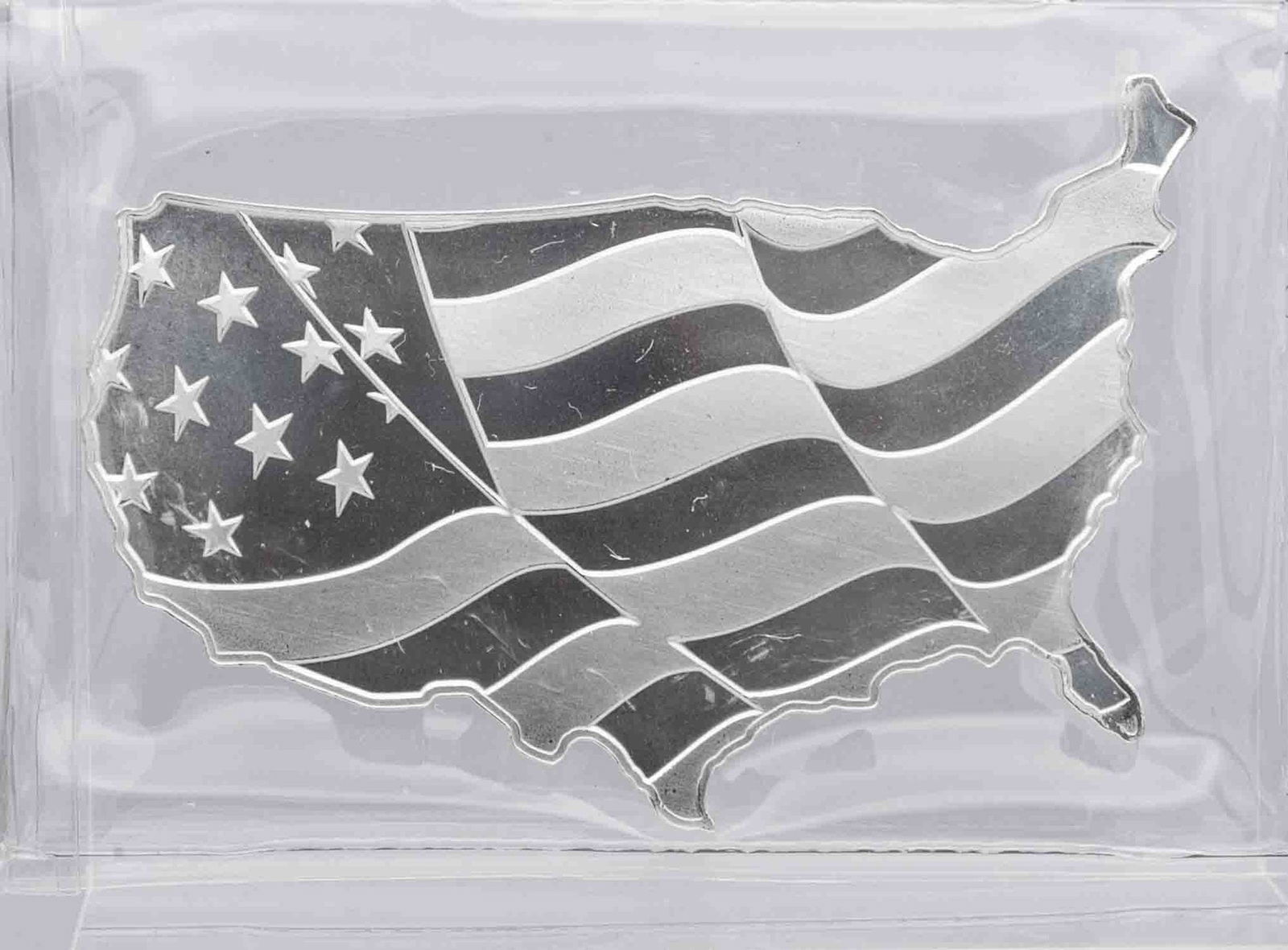 Elemetal American Flag 5oz Silver Bar (1 of 2)