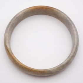 Natural Translucent Jadeite Bangle