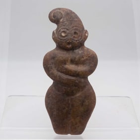 Antique Chinese Hongshan Culture Jade Man Figure