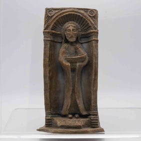 Vintage Resin Saint Jude Wall Sculpture
