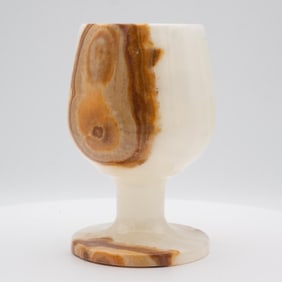 Vintage Onyx Goblet