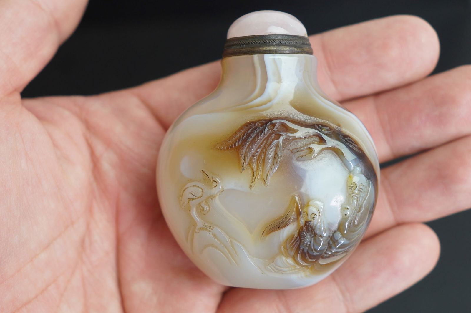 Chinese 19th Century Snuff Bottle (1 of 7)