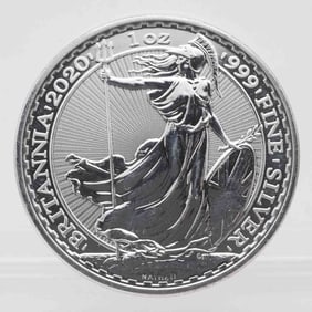 2020 Britannia 1oz Silver Coin