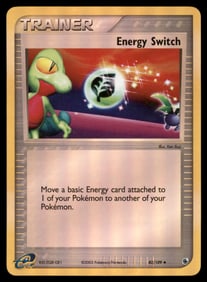 Energy Switch Ruby and Sapphire #82/109 Holo Pokemon Card