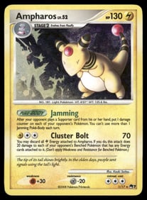 Ampharos POP Series 7 #001/017 Holo Pokemon Card