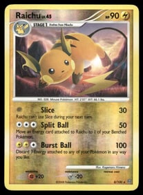 Raichu Stormfront #8/100 Holo Pokemon Card