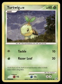 Turtwig Diamond and Pearl #103/130 Holo Pokemon Card