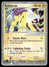 Raikou ex Team Magma vs Team Aqua #92/95 Holo Pokemon Card