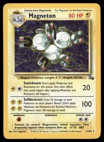 Magneton (11) Fossil #11/62 Holo Pokemon Card