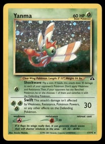 Yanma (17) Neo Discovery #17/75 Holo Pokemon Card