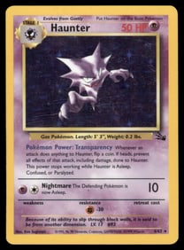 Haunter (6) Fossil #06/62 Holo Pokemon Card