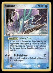 Suicune POP Series 2 #004/017 Holo Pokemon Card