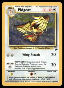Pidgeot Base Set 2 #014/130 Holo Pokemon Card