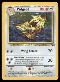 Pidgeot (8) Jungle #08/64 Holo Pokemon Card
