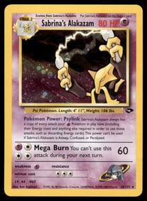 Sabrina's Alakazam Gym Challenge #016/132 Holo Pokemon Card
