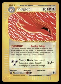 Pidgeot (23) Expedition #023/165 Holo Pokemon Card