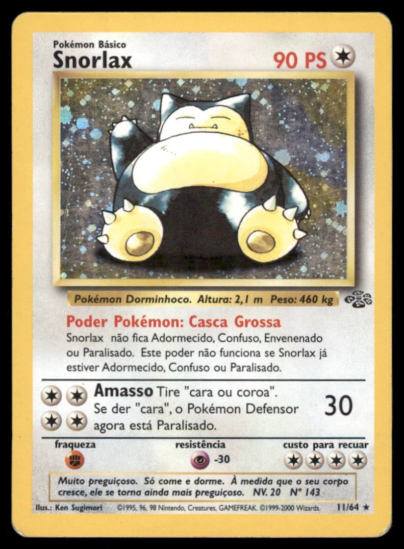 Snorlax (11) Jungle #11/64 Holo Pokemon Card: We offer combined shipping on multiple items. Buyers may also arrange their own shipping. LiveShipping is a separate and independent option for shipping that is NOT a part of the auction house or thei