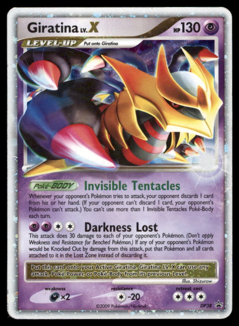Giratina LV.X Diamond and Pearl Promos #DP38 Holo Pokemon Card (1 of 2)