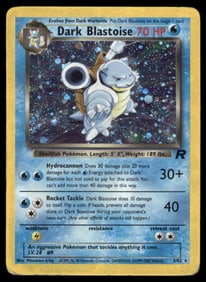 Dark Blastoise (3) Team Rocket #03/82 Holo Pokemon Card