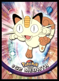 Meowth Topps Blue Label Pokemon Card