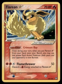 Flareon Star Power Keepers #100/108 Holo Pokemon Card